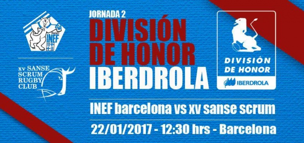 Estrena de l&#039;INEF Barcelona a la Lliga de Rugby a la jornada 2