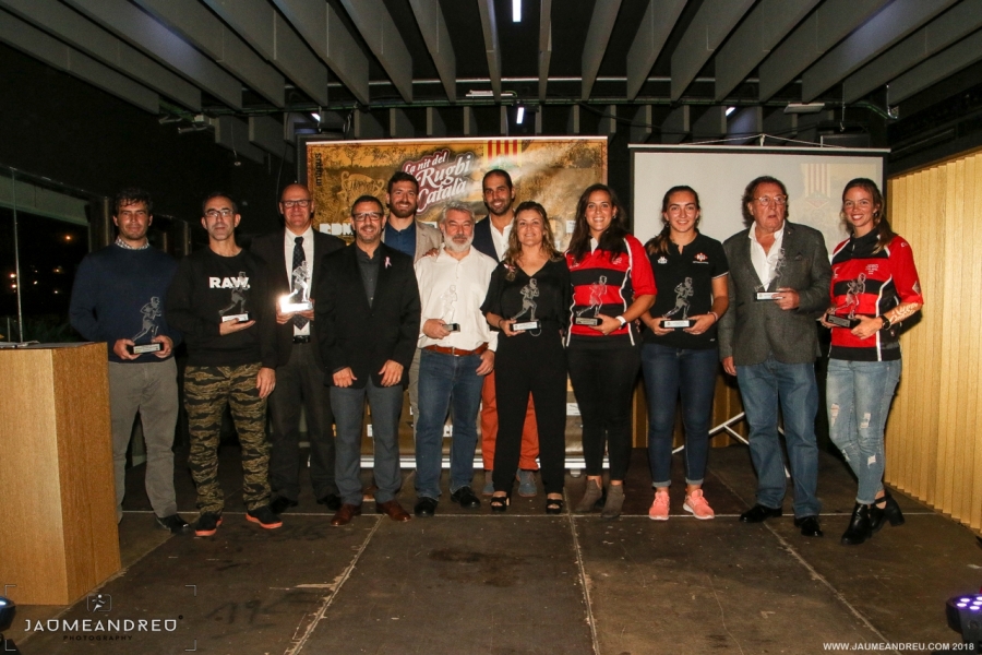 Aroa González, premiada per la seva trajectòria esportiva a la 1ª Gala del Rugby català