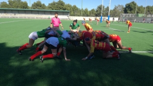 La selecció catalana de rugby femení derrota Euskadi i seguirà competint al més alt nivell