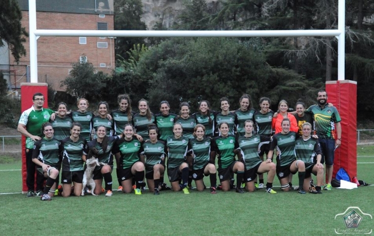 Foto Oficial Equip Rugby Femení INEF Barcelona 2014-2015