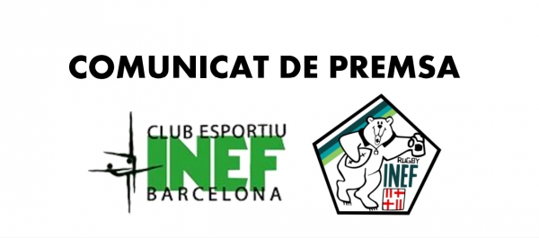 COMUNICAT DE PREMSA: L’INEF renúncia a la convocatòria de la Selecció Catalana per disputar el Campionat Autonòmic