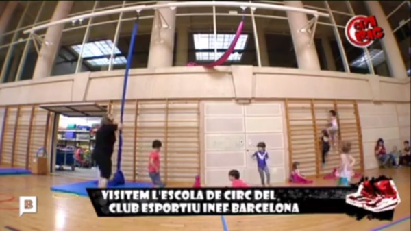 VÍDEO: El Catakrac de BTV visita l&#039;Escola de Circ de l&#039;INEF Barcelona