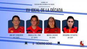 La FER escull el XV de la Dècada: vàries jugadores d&#039;INEF Barcelona entre les seleccionades