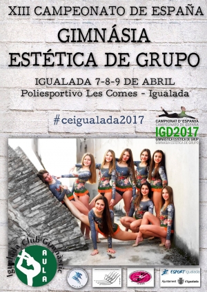 Arriba el Campionat d&#039;Espanya de Gimnàstica Estètica de Grup a Igualada